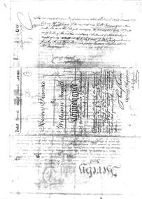 Conveyance document, Conveyance document, 1863 : sale of Allotment 15, Section 1, Township of Linton : Henry Franks to William Hugill