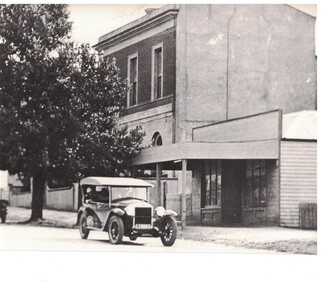 Photograph, Shire of Grenville Hall, and shop (originally Thomas Austin's), undated