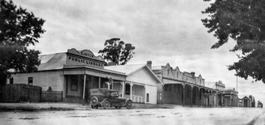 Photograph, Linton Public Library, Sussex Street, Linton, between 1927 and 1932
