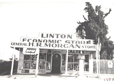 Photograph, H. R. Morgan General Store, Linton : Linton Economic Store