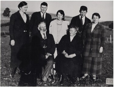 Photograph, Mr and Mrs John Reid and family