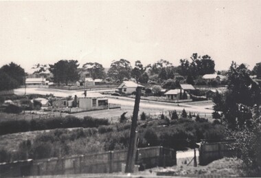Photograph, Houses in York and Clyde Streets, Linton, c.1943