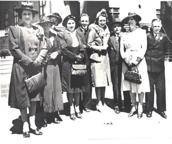 Photograph, Members of the Stratton, Hyatt and Woodrow families, undated (1940s)