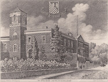 Photograph - Buildings, SPJC, Artworks, Rovssutter Etching