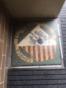 Photograph - Buildings, SPJC, Signage, Hall Mosaic