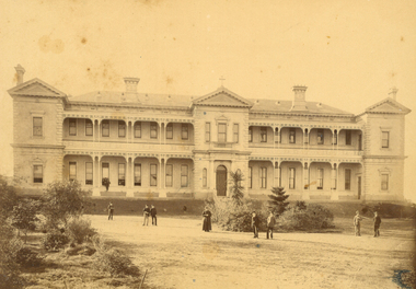 Photograph - Buildings, Xavier College, 1883