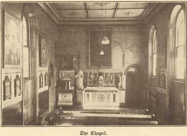 Photograph - Buildings, SPJC, Rooms, Chapel, 1923