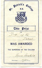 Photograph - History, Prizes & Documents