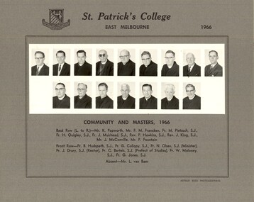 Photograph - Teachers, Jesuits