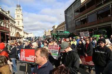 Photograph - jpg image, Lisa Gervasoni, Stop Ausnet Rally Ballarat, 15 July 2022