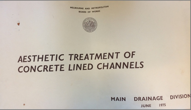 MMBW 1975, Aesthetic Treatment of Concrete Channels