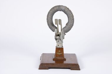 Instrument - Aircraft Control stick, Joy Stick presented to Pilot Officer Eric V. Read in 1937 after it was recovered from an aircraft he was flying had crashed in the Brisbane Ranges in December 1936