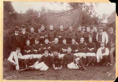 Photograph, Bacchus Marsh Football Club Premiers, 1912