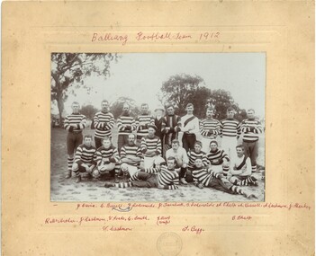 Photograph, Balliang Football Team 1912