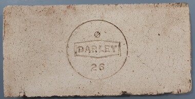 Ceramic, Tile manufactured by Darley Firebrick Company