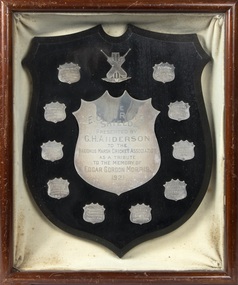 Trophy, E. G. Morris Shield, 1921