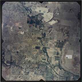 Photograph, Aerial image of Bacchus Marsh and Darley in 1994