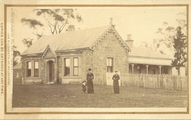 Photograph, Stone Villa house 4 Bennett Street Bacchus Marsh 1883