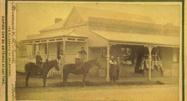 Photograph, Edward's Butchers Shop 160 Main Street Bacchus Marsh 1883