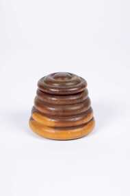 Decorative object, Wooden bowl made from Osage Orange tree timber