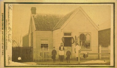 Photograph, Thomas Heath's Saddlery Main Street Bacchus Marsh 1883 Image 1