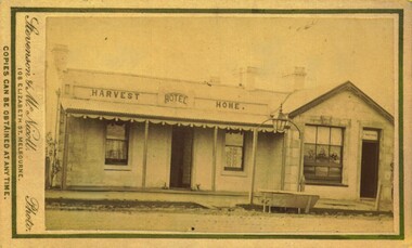 Photograph, Harvest Home Hotel Main Street Bacchus Marsh 1883