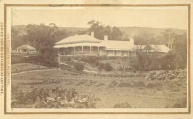 Photograph, Glenmore Homestead 1883