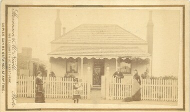 Photograph, White Cottage Young Street Bacchus Marsh 1883