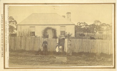 Photograph, Cottage Stamford Hill Bacchus Marsh 1883