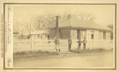 Photograph, Police Barracks Main Street Bacchus Marsh 1883