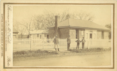 Photograph, Police Barracks 117 Main Street Bacchus Marsh 1883