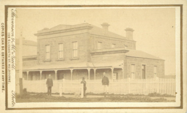 Photograph, Court House Main Street Bacchus Marsh 1883