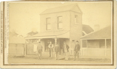 Photograph, Express Office Church Street Bacchus Marsh 1883