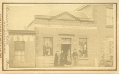 Photograph, Shop next to Royal Hotel Main Street Bacchus Marsh 1883