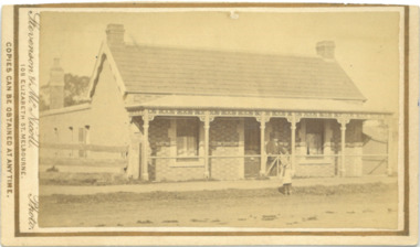 Photograph, House of Christopher Crisp Bacchus Marsh 1883