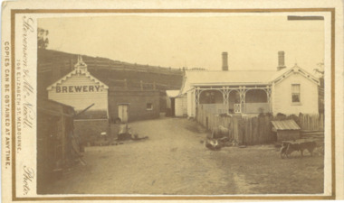 Photograph, Symington Brewery, Hopetoun, near Bacchus Marsh 1883