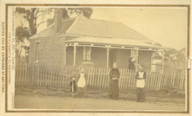 Photograph, Parkside Cottage Main Street Bacchus Marsh 1883