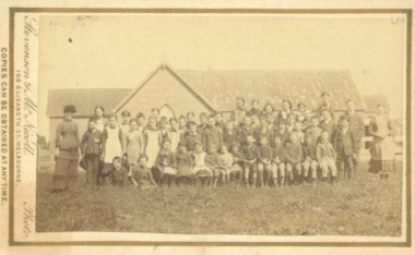 Photograph, Roman Catholic School 8-10 Fisken Street Bacchus Marsh 1883