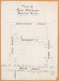 Map, Plan of Town Allotments Bacchus Marsh [1891-1897]