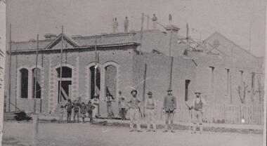 Photograph, Mechanics Institute and Hall Main Street, Bacchus Marsh 1883