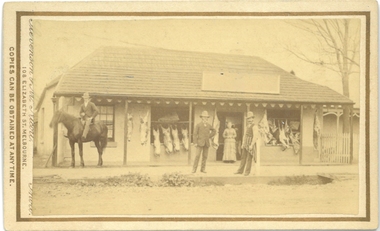 Photograph, Simpsons Butchery 199 Main Street Bacchus Marsh 1883