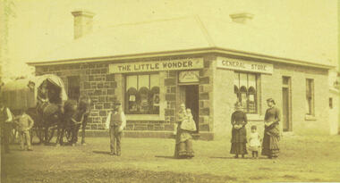 Photograph, Alford's Little Wonder Store Bacchus Marsh 1883