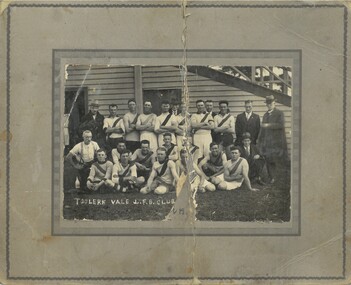 Photograph, Toolern Vale and Coimadai Football Team 1928