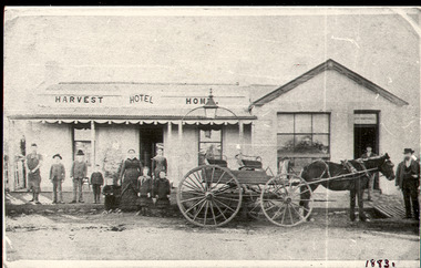 Photograph, Harvest Home Hotel Main Street Bacchus Marsh 1883