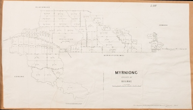 Map, Myrniong Parish Map 1904