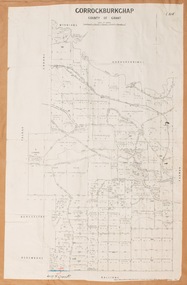 Map, Gorrockburkchap Parish Map, County of Grant