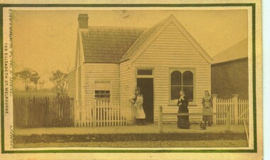 Photograph, Thomas Heath's Saddlery Main Street Bacchus Marsh 1883 Image 2