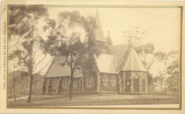 Photograph, Holy Trinity Church Bacchus Marsh 1883