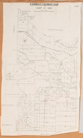 Map, Gorrockburkchap Parish Map, County of Grant c.1915