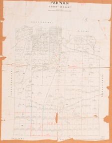 Map, Parwan Parish Map, County of Grant, 1909